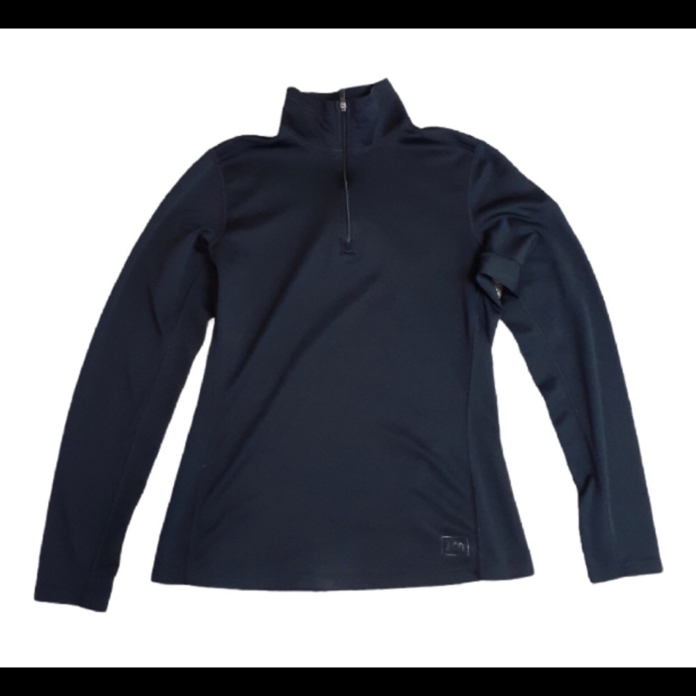 REI Women's Black Long Sleeve 1/4 Zip Top